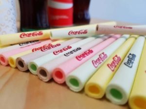 personalized straws edible coca cola tastes
