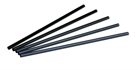 original black plastic-free biodegradable straws