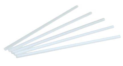 beautiful white plastic-free straws for bars and restaurants