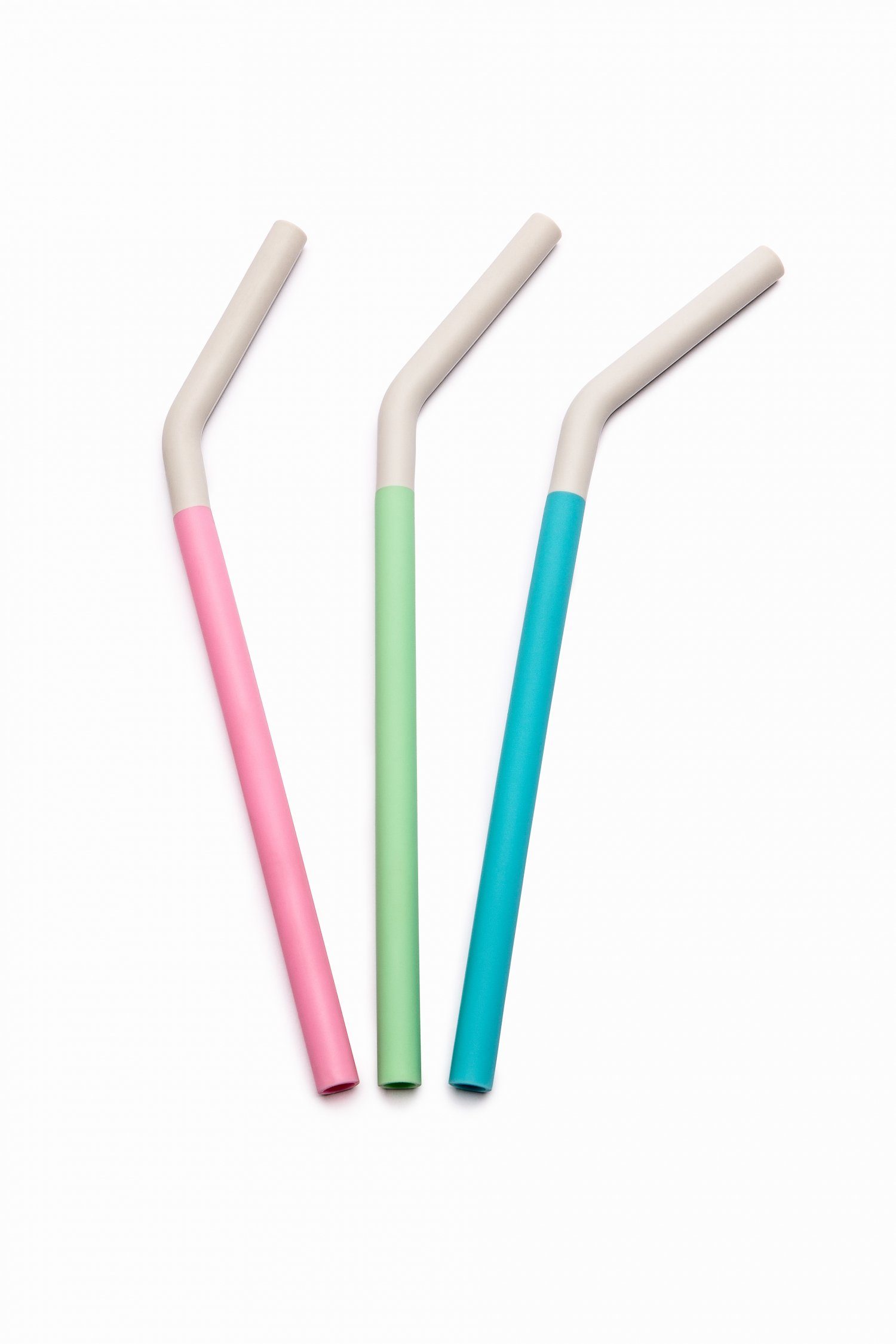 Reusable silicone straws