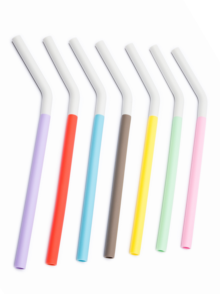 Photo medical silicone straw