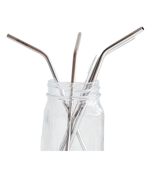 ecological engraved stainless steel straw