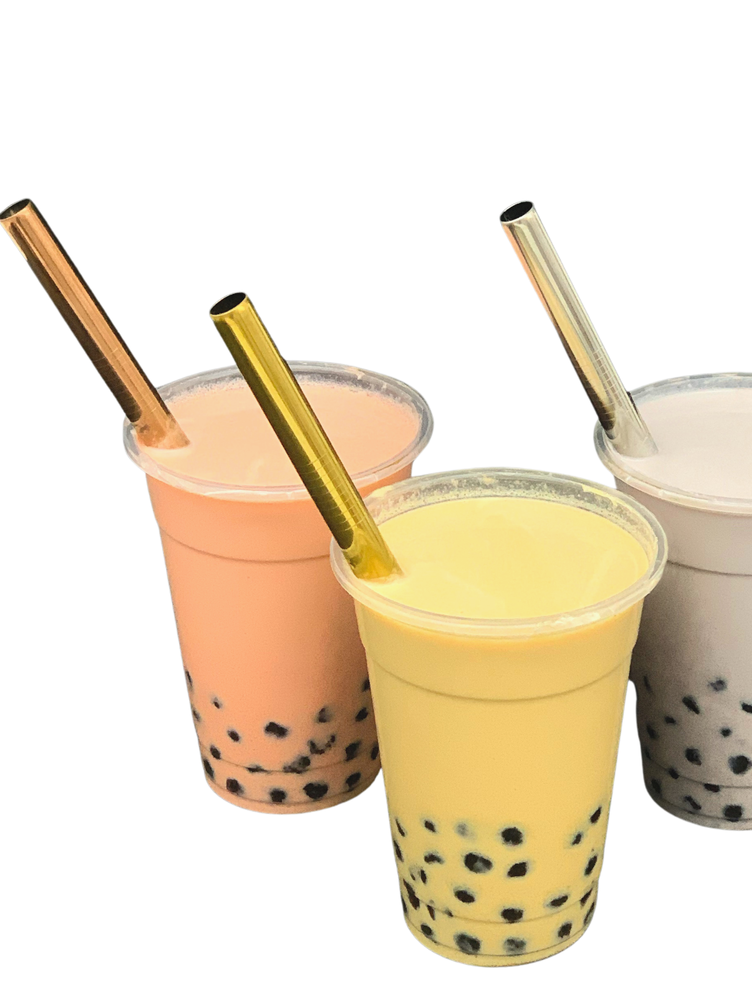 12 mm engraved stainless steel bubble tea straw