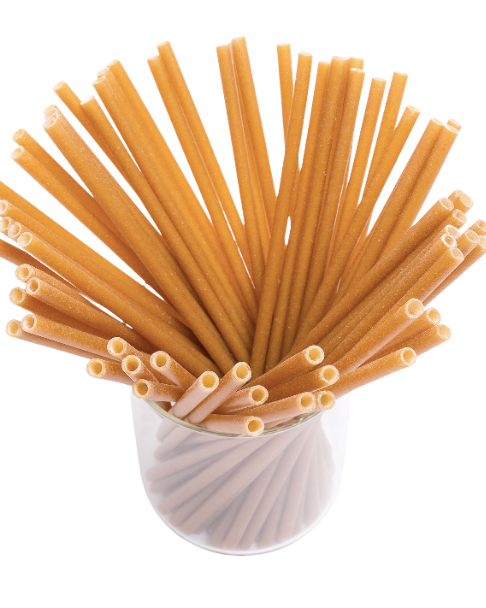 Ecological edible apple straw