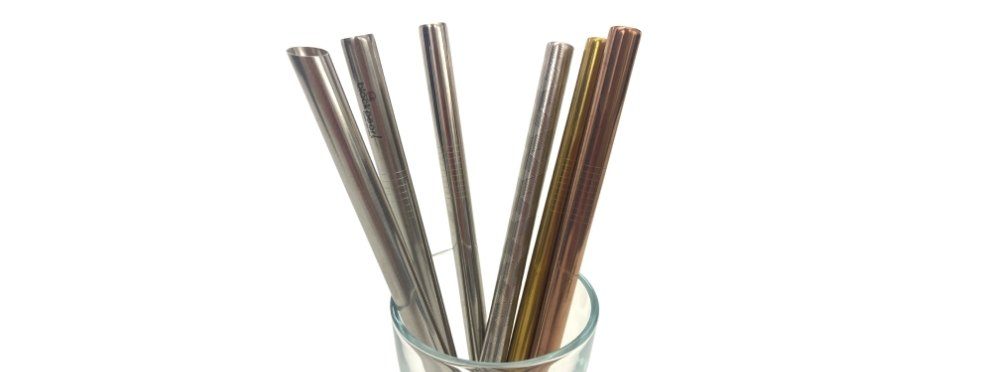 Large 12mm Bubble Tea Milkshake Straw Reusable Metal Straw 304 Stainless  Steel Drinking Straws Set Bar Boba Straight Straw Tubes