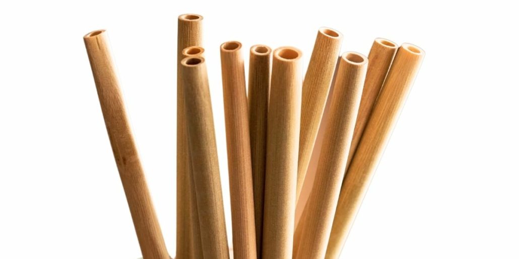 natural bamboo straws made of wood